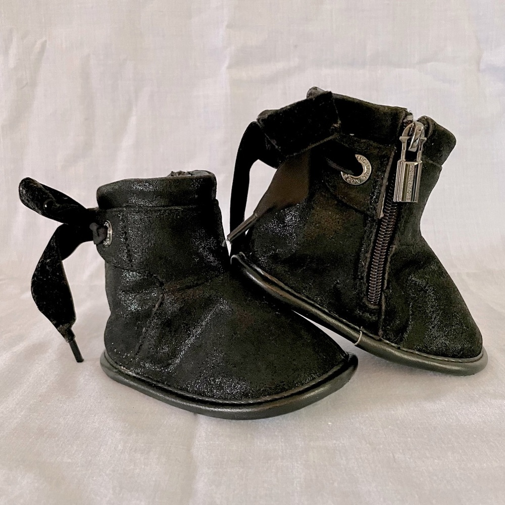 Michael Kors Black Baby Boots
